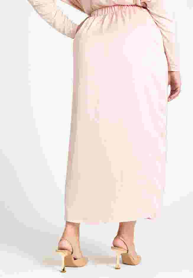 Satin Slit Skirt image number 1