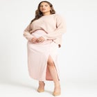 Satin Slit Skirt image number null