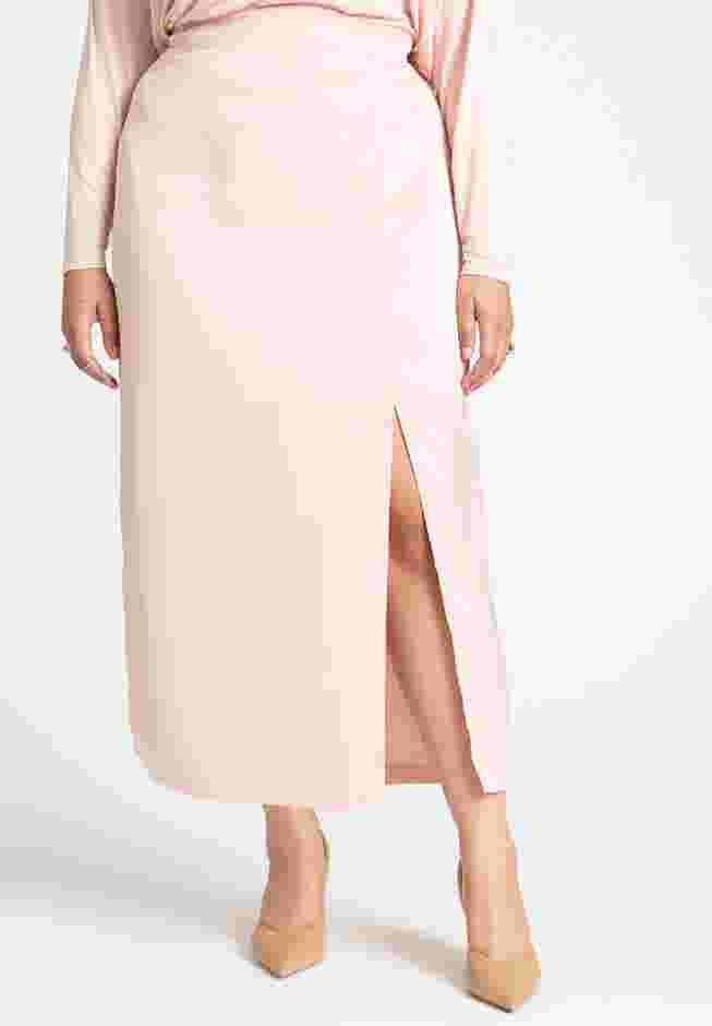 Satin Slit Skirt image number 0