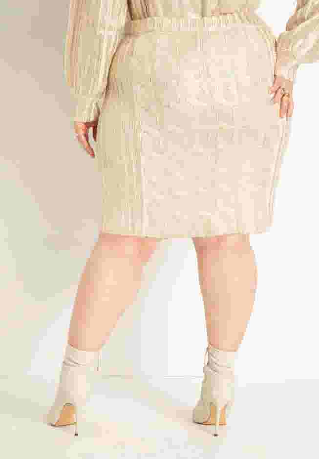 Coated Sweater Skirt image number 2