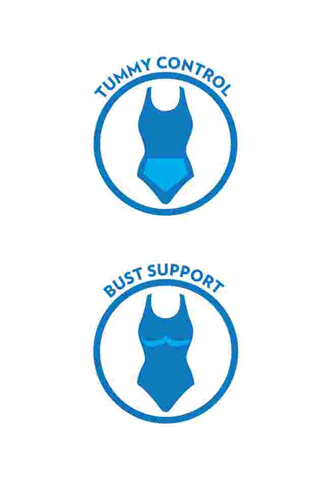 Princess Seam Swimdress image number 4