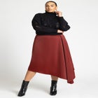 Peaked Drape Skirt image number null