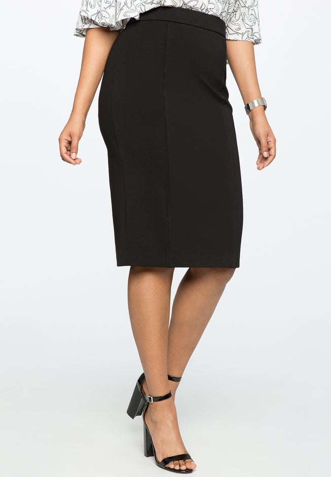 The Ultimate Stretch Midi Pencil Skirt image number 1