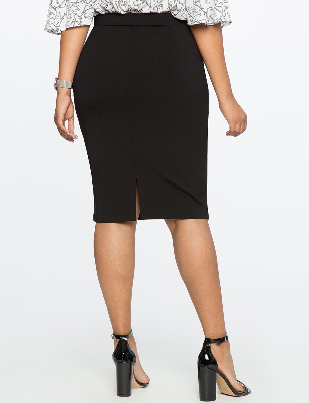 The Ultimate Stretch Midi Pencil Skirt image number 2