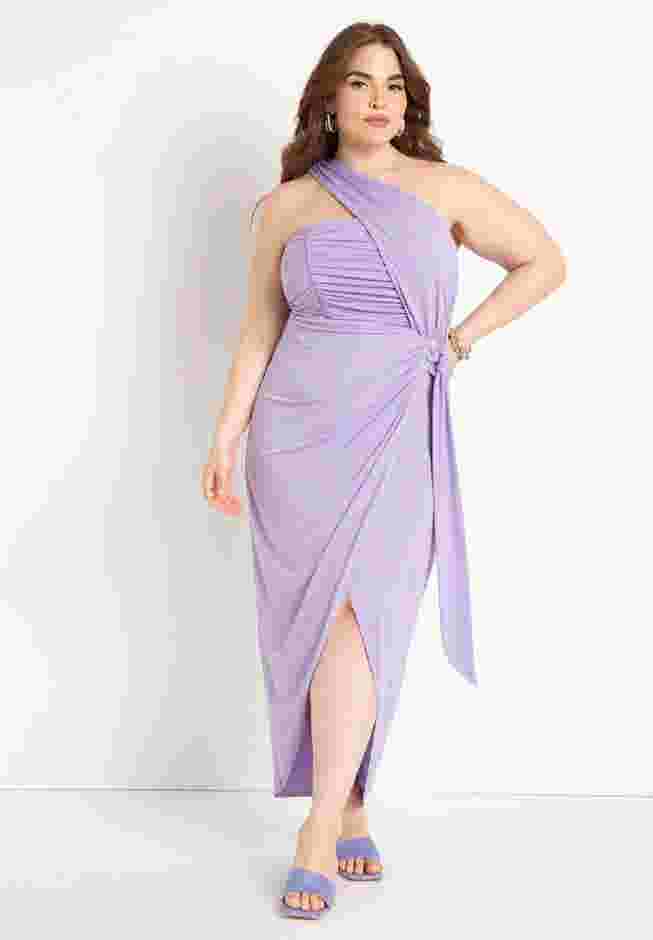 Shirred Wrap Dress image number 0