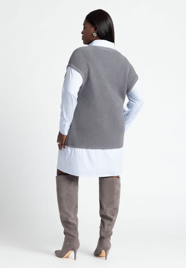 Twofer Shirt Dress image number 2