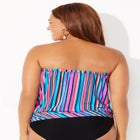 Bandeau Blouson Tankini Top image number 1