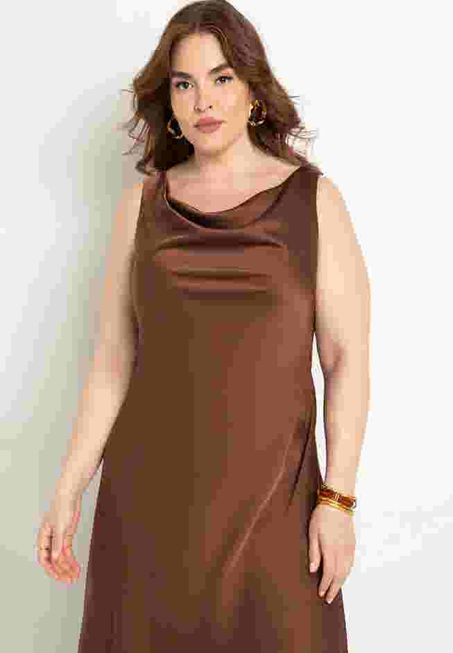 Cowl Neck Dress image number 1