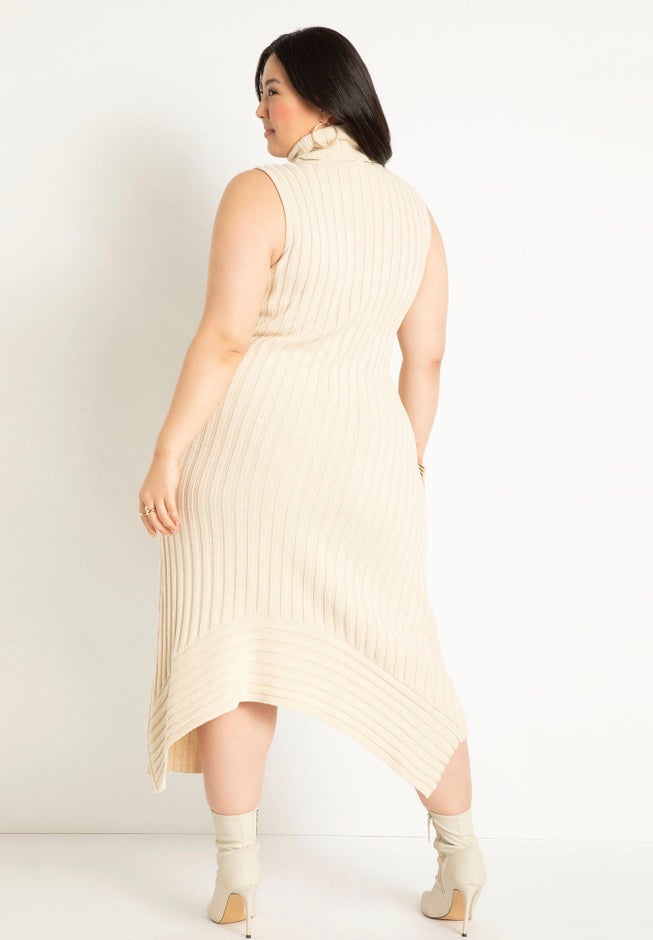Turtleneck Sweater Dress image number null