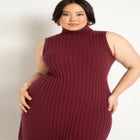 Turtleneck Sweater Dress image number null