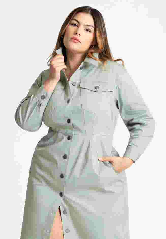 Fitted Twill Dress image number 2