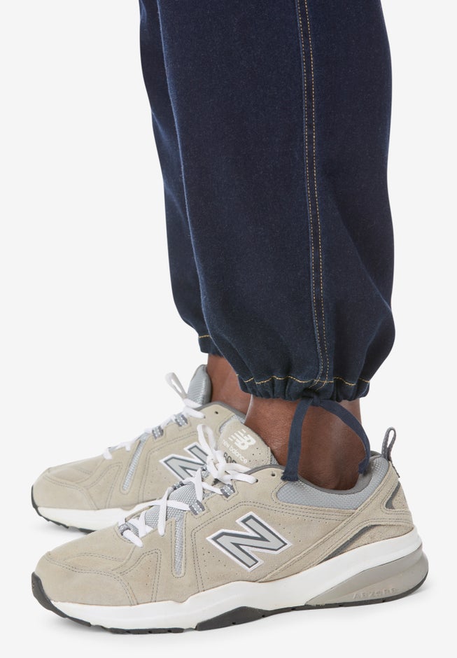 Pull-on Adjustable Denim Sweats image number 5