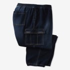 Pull-on Adjustable Denim Sweats image number null