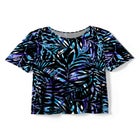 Chlorine-Resistant Crewneck Relaxed-Fit Swim Tee image number 3