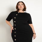 Button Front Workwear Dress image number null