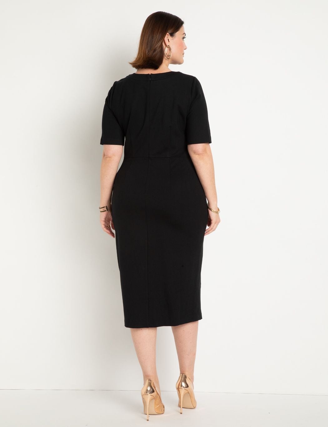 Button Front Workwear Dress image number 2