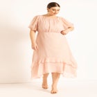 Tiered Ruffle Maxi Dress image number null