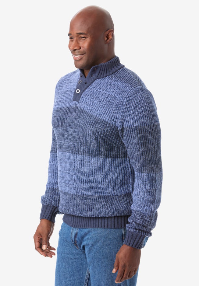 Henley Shaker Sweater image number 2
