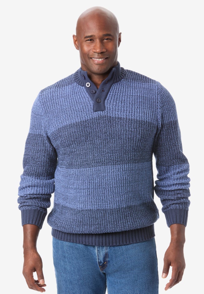 Henley Shaker Sweater image number 3