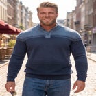 Henley Shaker Sweater image number 0