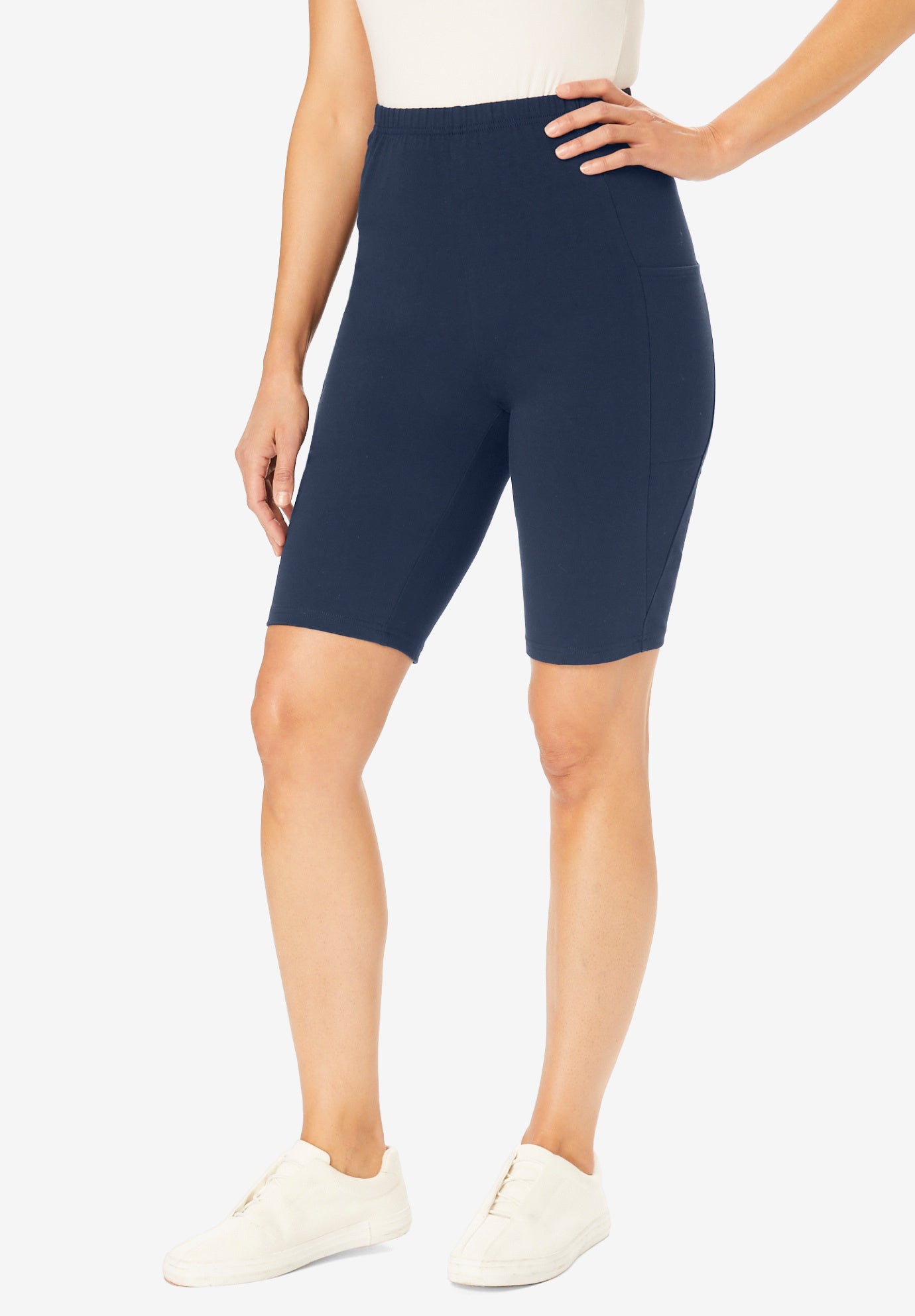 Stretch Cotton Pocket Bike Short image number 0