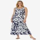 Layered Popover Maxi Dress image number null