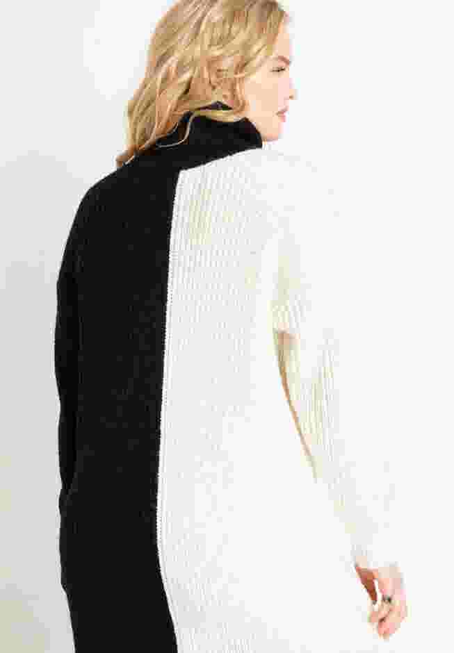 Turtle Neck Tunic Sweater Dress image number 2