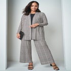 Stretch Knit Wide Leg Pant image number null