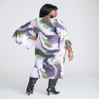 Printed Hankerchief Midi Dress image number null