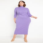 Twist Detail Ribbed Dress image number null