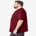 Shrink-Less Lightweight Henley T-Shirt image number null