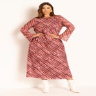 Back Surplice Jersey Dress image number null