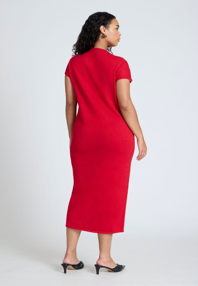 Sleeve Detail Sweater Dress image number 2