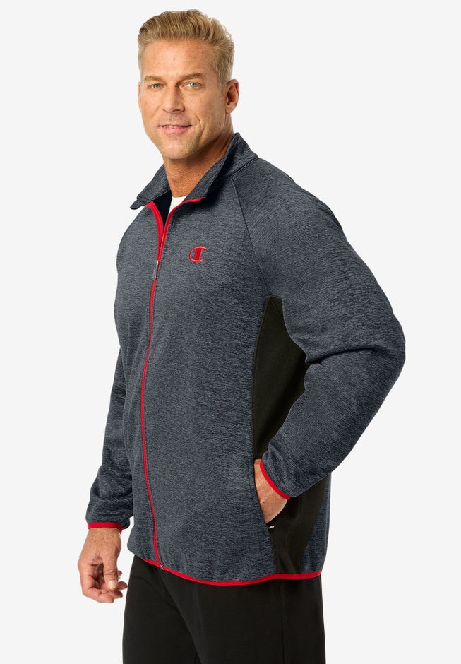 Champion&reg; Fleece Zip Track Jacket image number 2