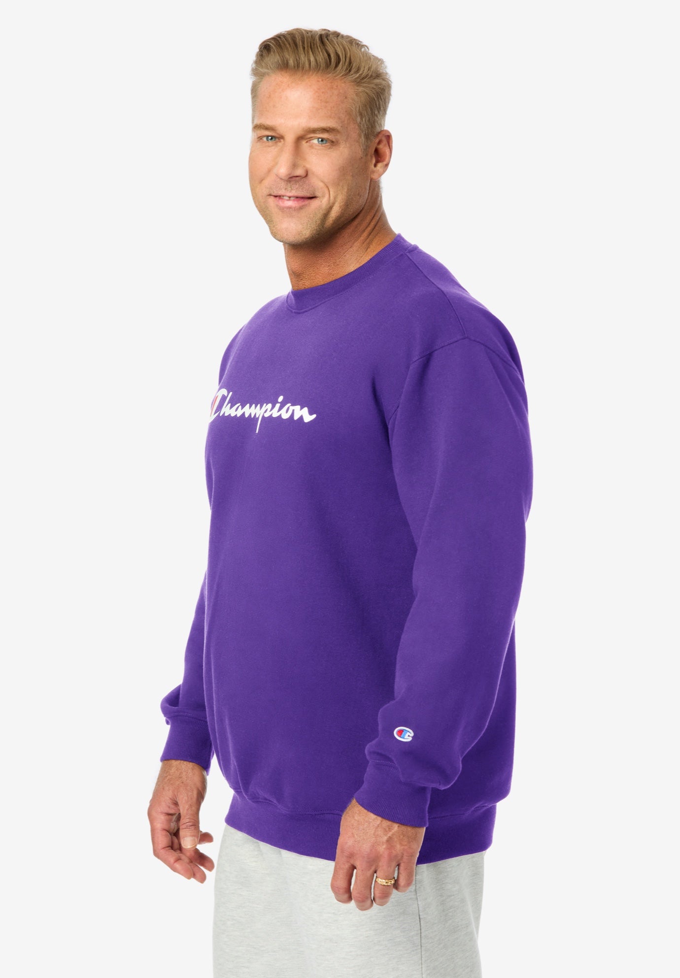 Champion® Script Logo Crewneck image number 2