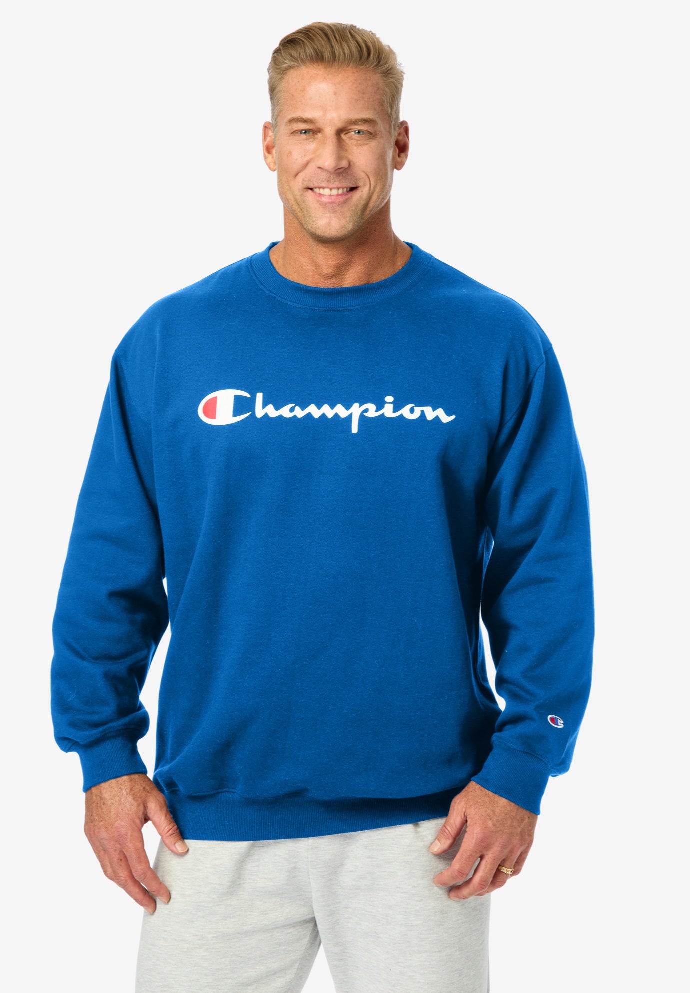 Champion&reg; Script Logo Crewneck image number 3