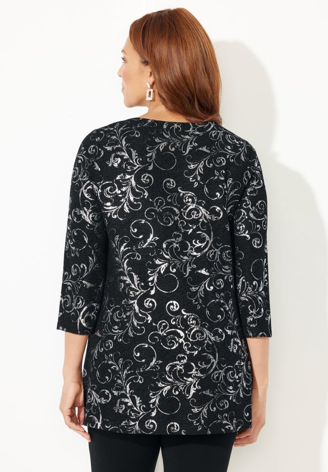 Black Label Keyhole Tunic image number 1