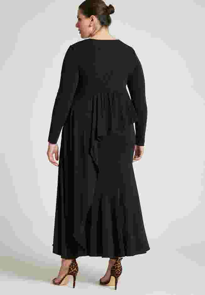 Asym Neckline Flounce Dress image number 2