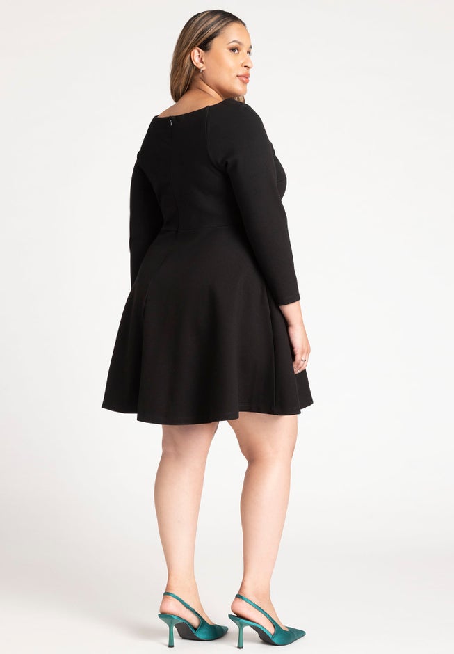 Square Neck Mini Dress image number null