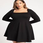 Square Neck Mini Dress image number null