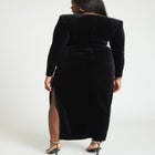 Velvet Tie Waist Gown image number null