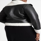 Short Sherpa Moto Jacket image number null