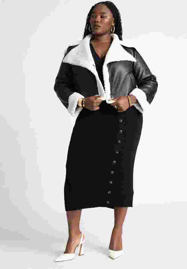 Short Sherpa Moto Jacket image number 2