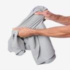 Lightweight Stretch Mesh Piqu&eacute; Button Down Shirt image number null