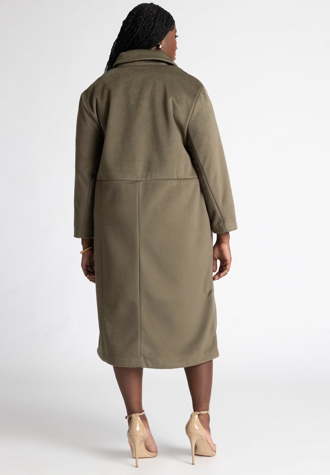 Utilitarian Patch Pocket Coat image number 1