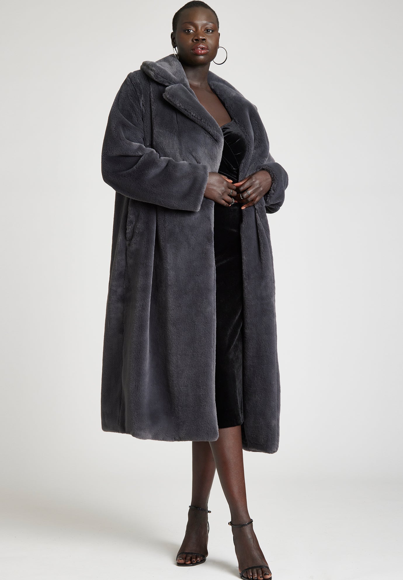 Faux Fur Long Coat image number 3