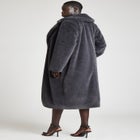 Faux Fur Long Coat image number null