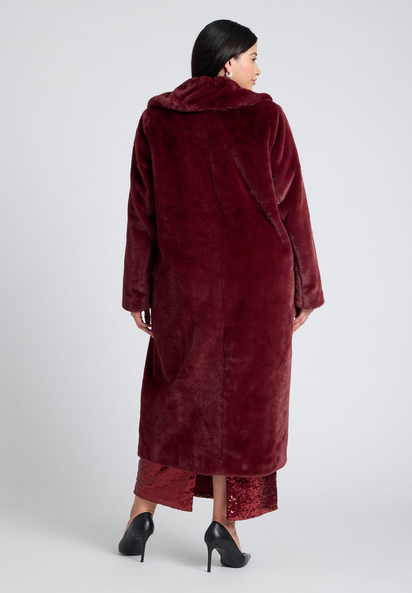 Faux Fur Long Coat image number 1