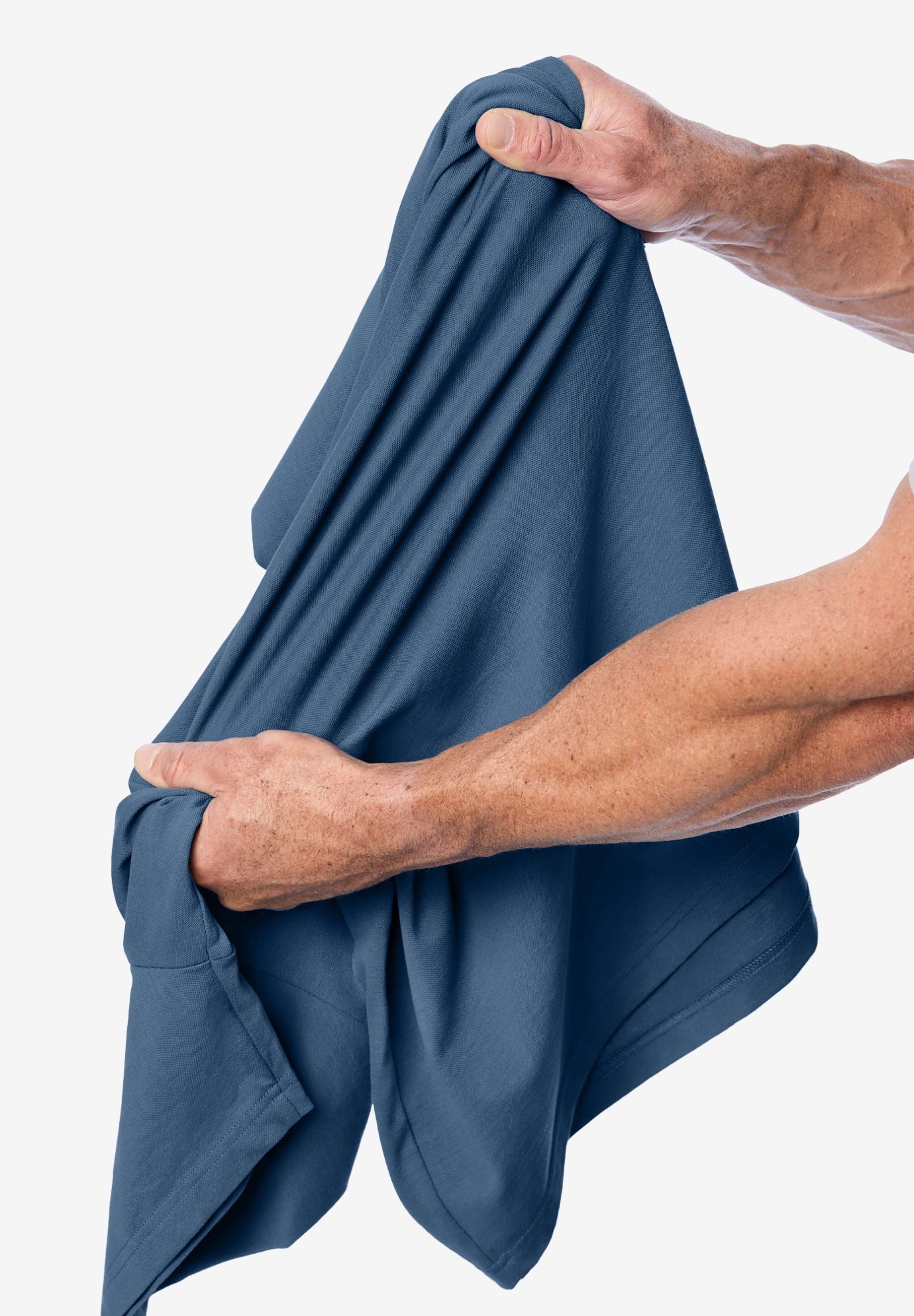 Lightweight Stretch Mesh Pique Polo image number 3