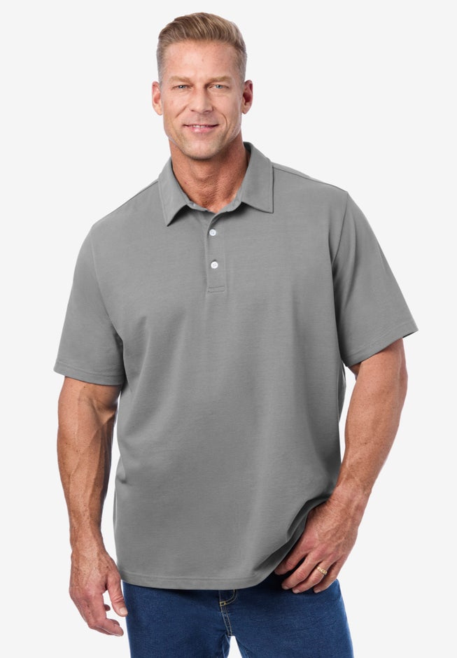 Lightweight Stretch Mesh Pique Polo image number 4